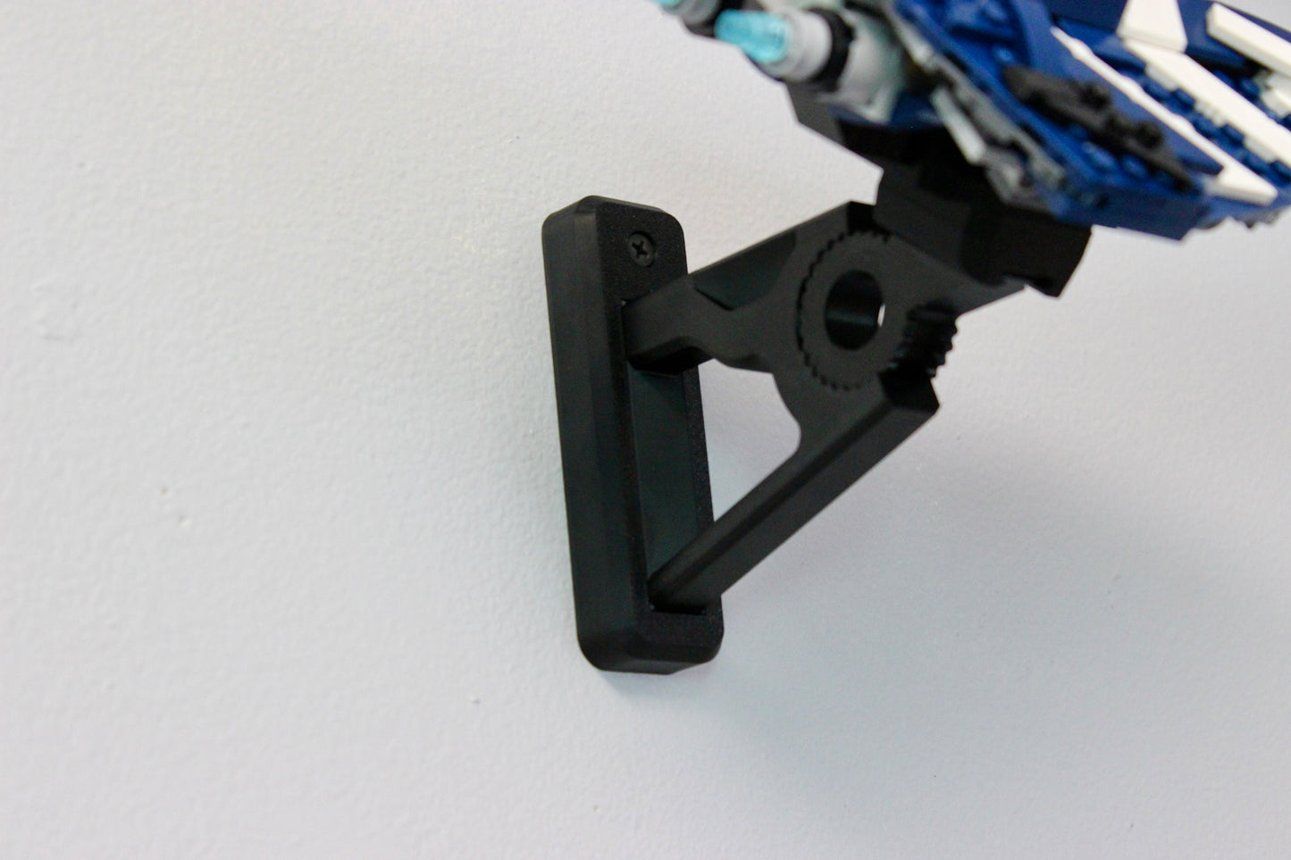 Wall Display for Custom LEGO Star Wars Plo Koon Starfighter
