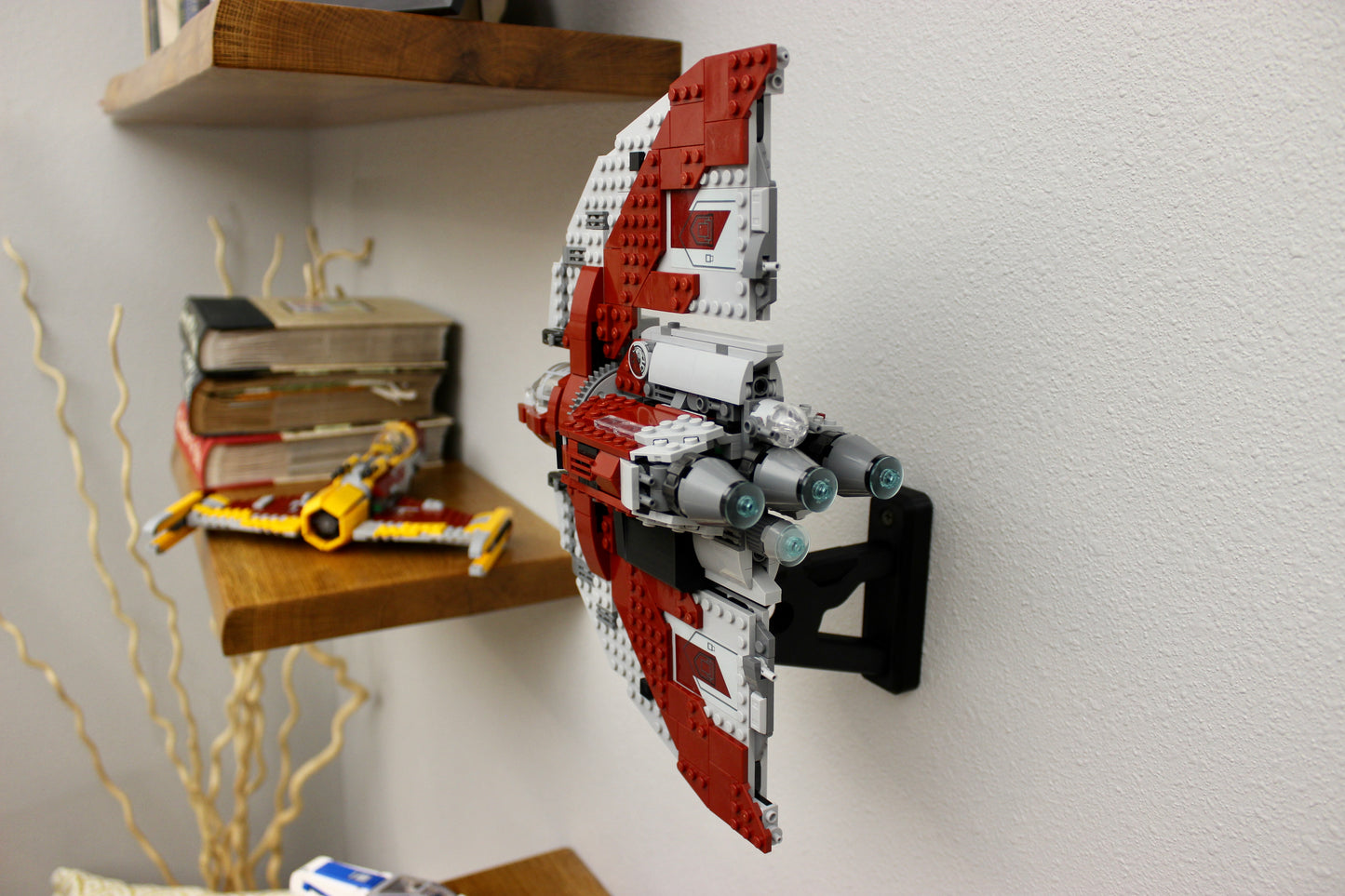 Wall Display for LEGO Star Wars Ahsoka Tano's T-6 Jedi Shuttle 75362