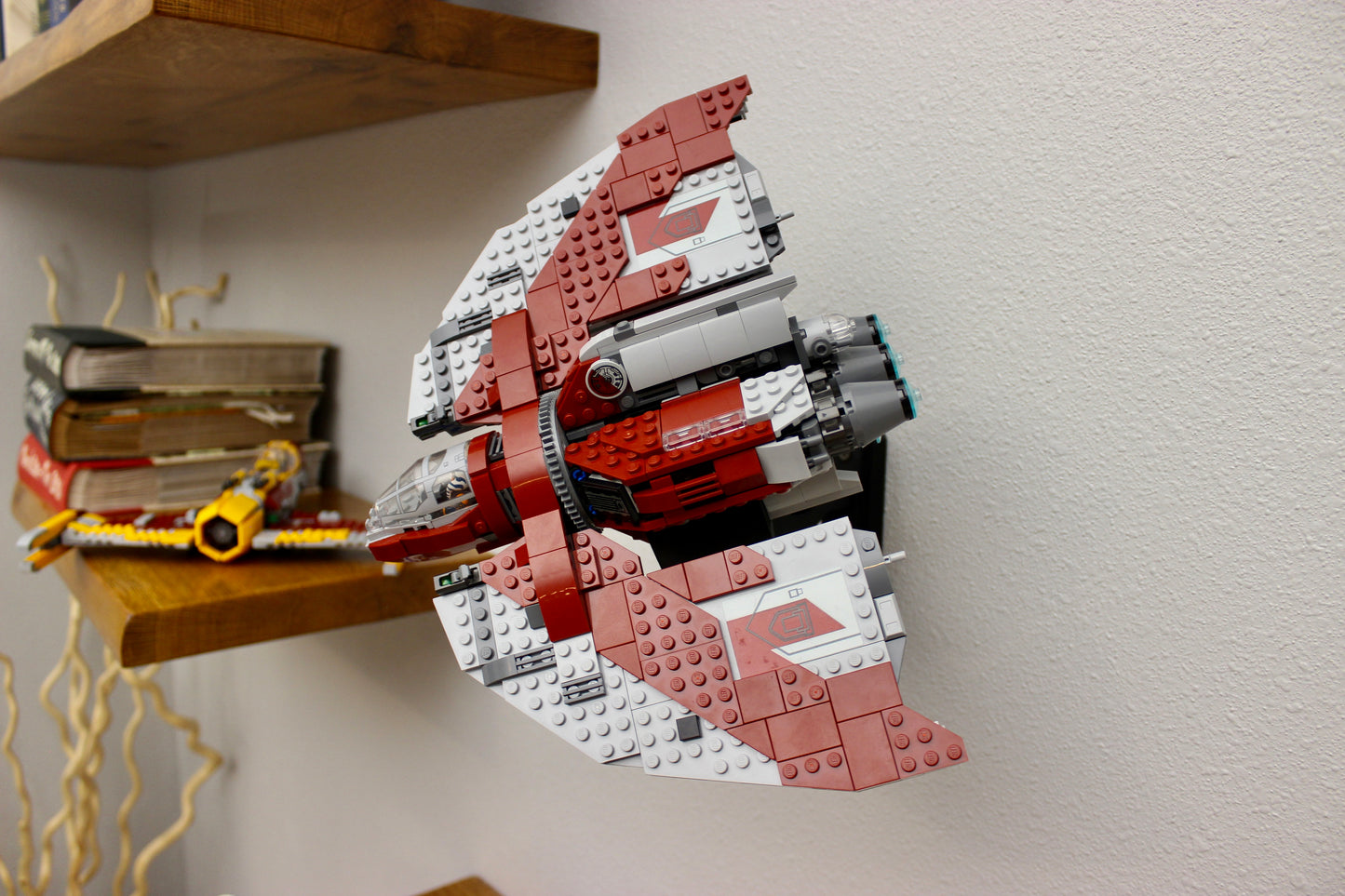 Wall Display for LEGO Star Wars Ahsoka Tano's T-6 Jedi Shuttle 75362