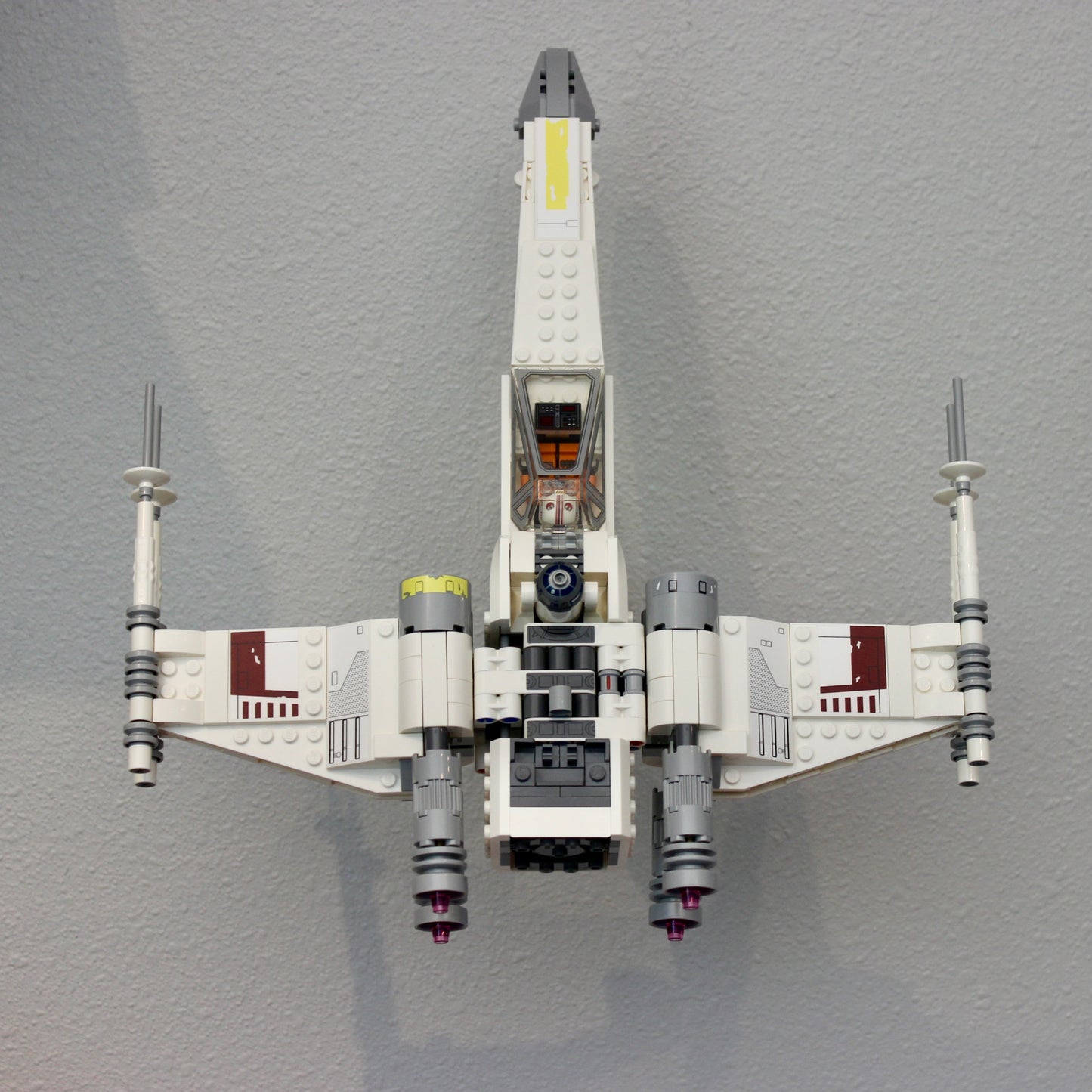 Wall Display for LEGO Star Wars Luke Skywalker’s X-Wing Fighter 75301