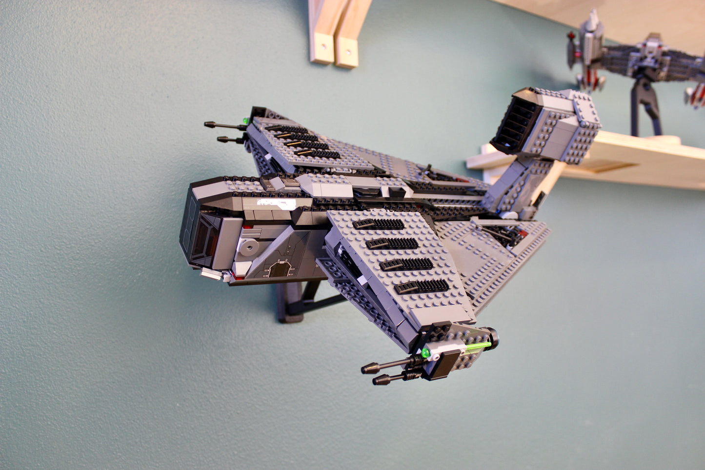 Wall Display for LEGO Star Wars The Justifier 75323