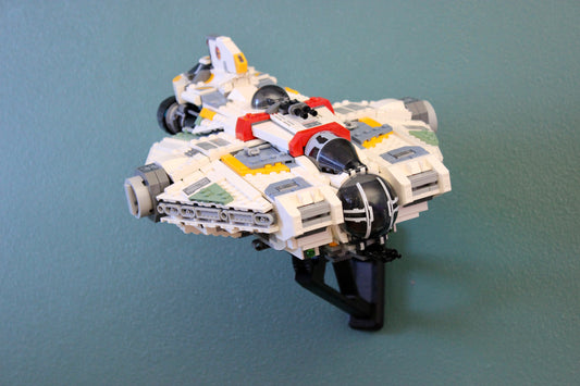 Wall Display for LEGO Star Wars Ghost & Phantom II 75357 - front view