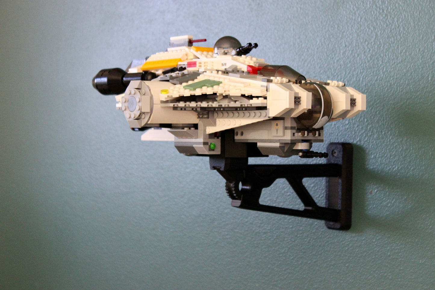 Wall Display for LEGO Star Wars The Ghost 75053 - side view