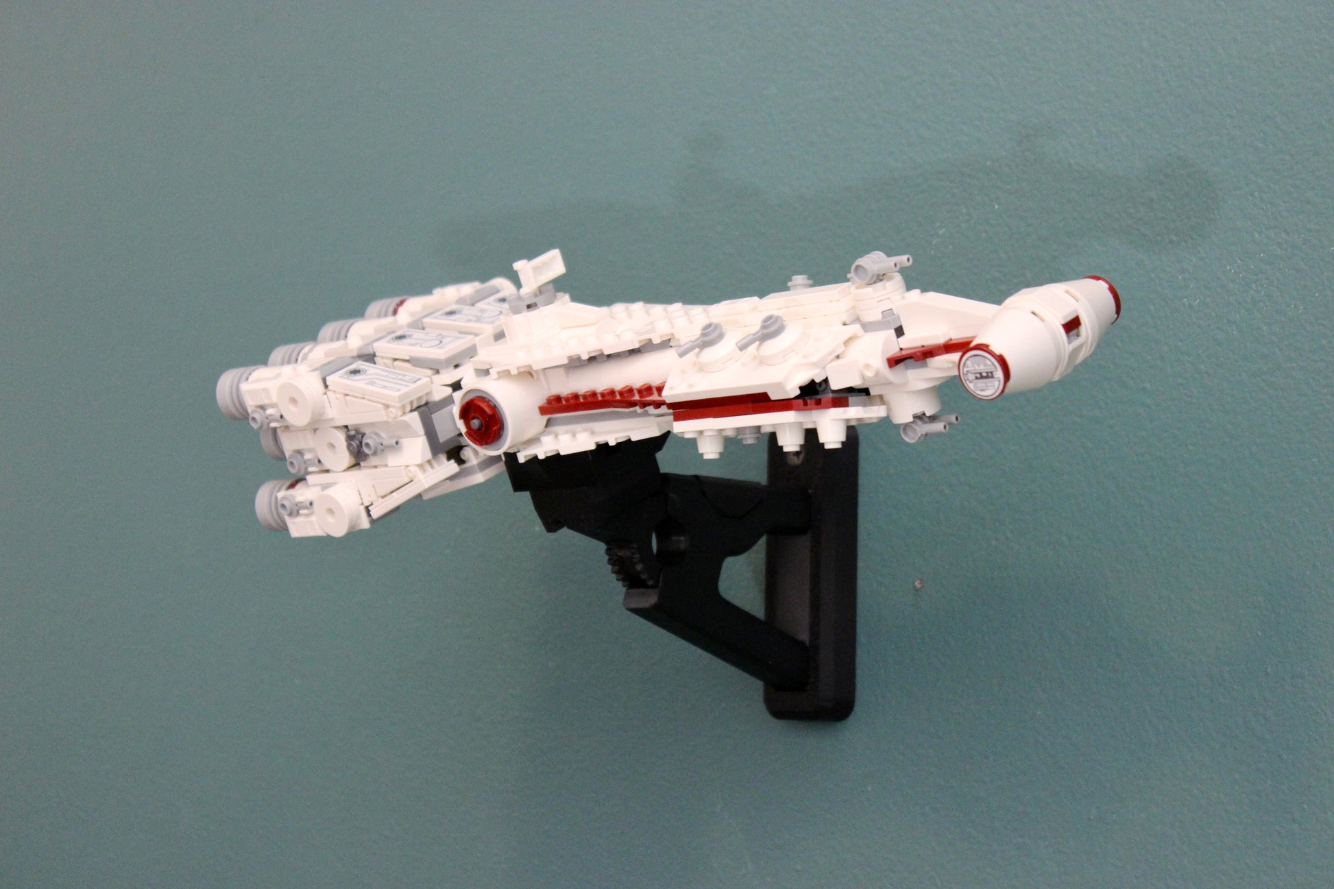 Wall Display for LEGO Star Wars Tantive IV 75376 - side view