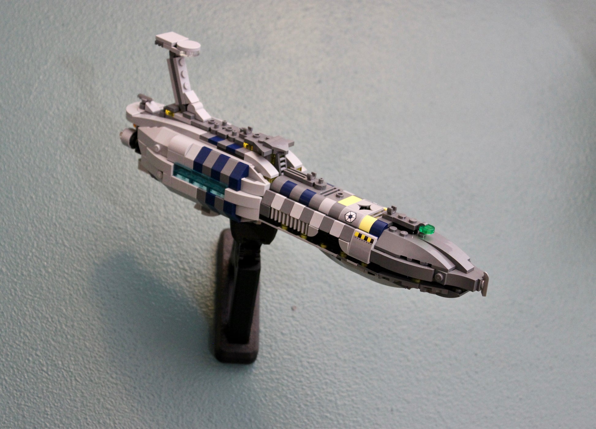Wall Display for LEGO Star Wars Invisible Hand 75377 - side view