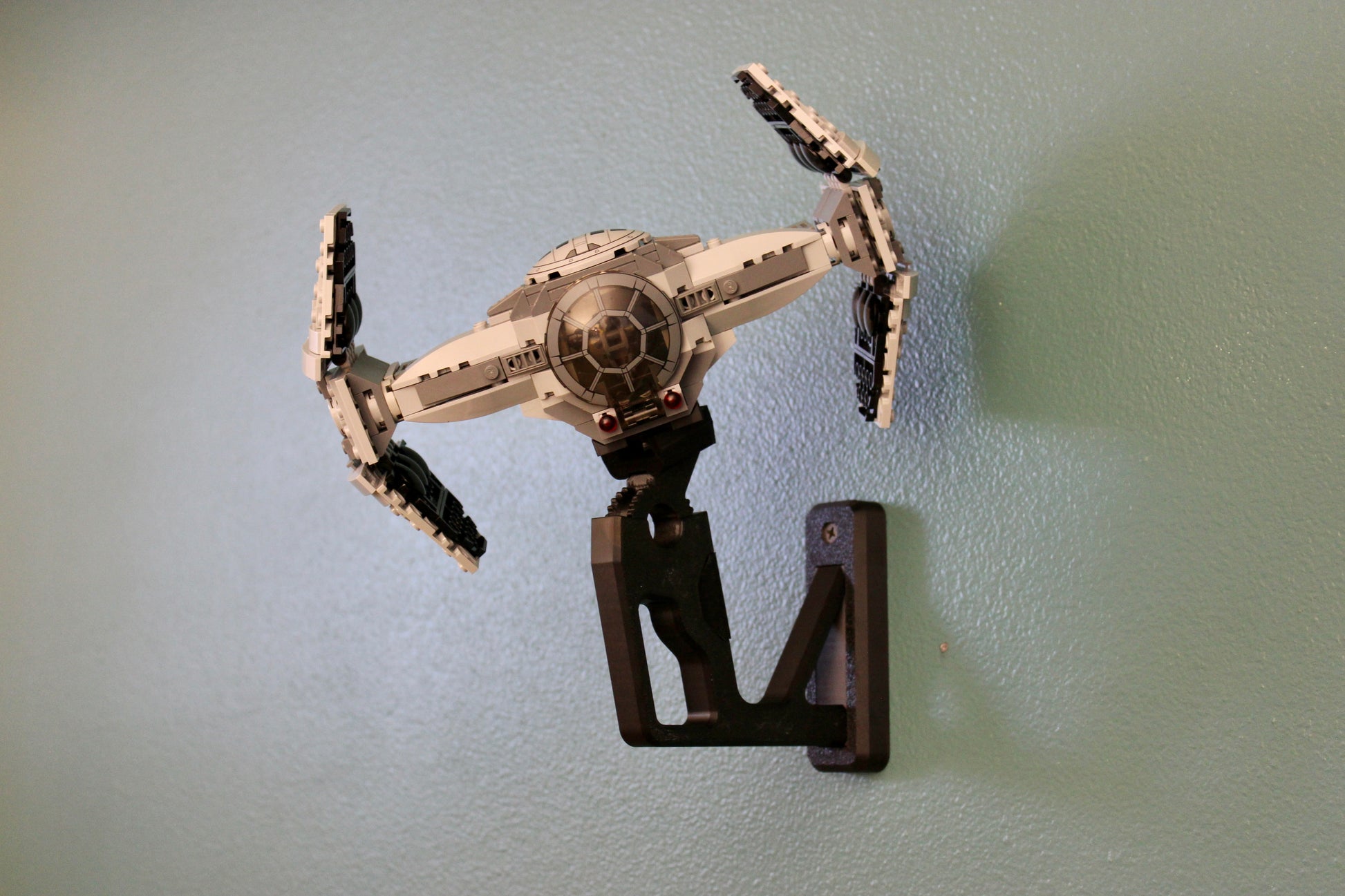 Wall Display for LEGO Star Wars TIE Advanced Prototype 75082 - side view
