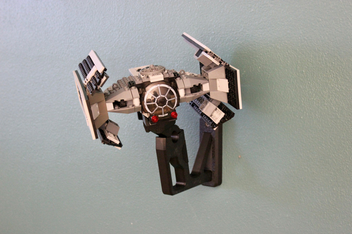 Wall Display for LEGO Star Wars Darth Vader's TIE Fighter 8017 - front view