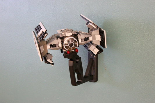 Wall Display for LEGO Star Wars Darth Vader's TIE Fighter 8017 - front view