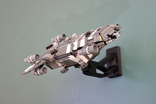 Wall Display for LEGO Star Wars The Onyx Cinder 75374 - front view