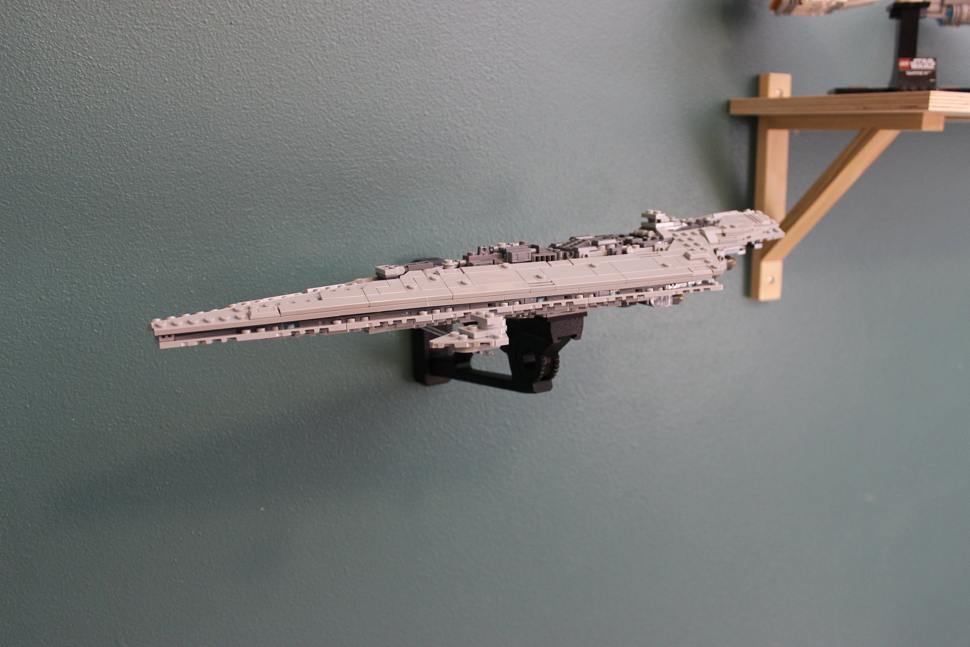 Wall Display for LEGO Star Wars Executor Super Star Destroyer 75356 - front view