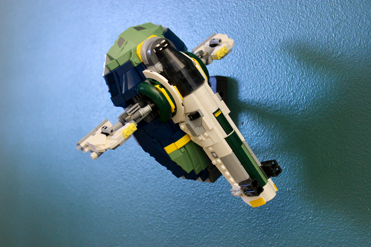 Wall Display for LEGO Star Wars Jango Fett's Starship 75433 - detail view