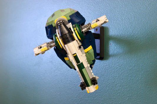 Wall Display for LEGO Star Wars Jango Fett's Starship 75433 - front view