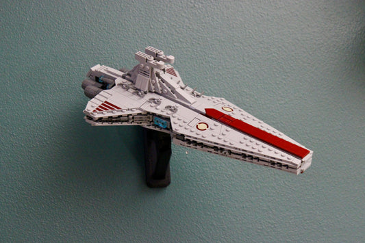 Wall Display for LEGO Star Wars Venator-Class Attack Cruiser 75441 - front view