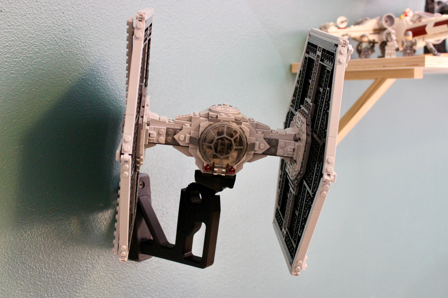 Wall Display for LEGO Star Wars Imperial TIE Fighter 75211 - front view