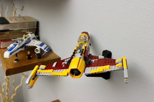 Wall Display for LEGO Star Wars E-Wing vs. Shin Hati's Starfighter