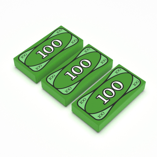Giant 100 Bill Brick - LEGO Inspired Bricks
