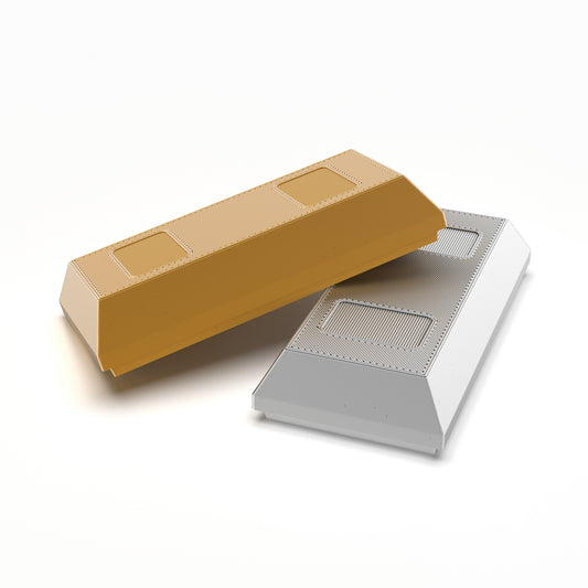 Giant Ingot Silver/Gold Bar Brick - LEGO Inspired Bricks