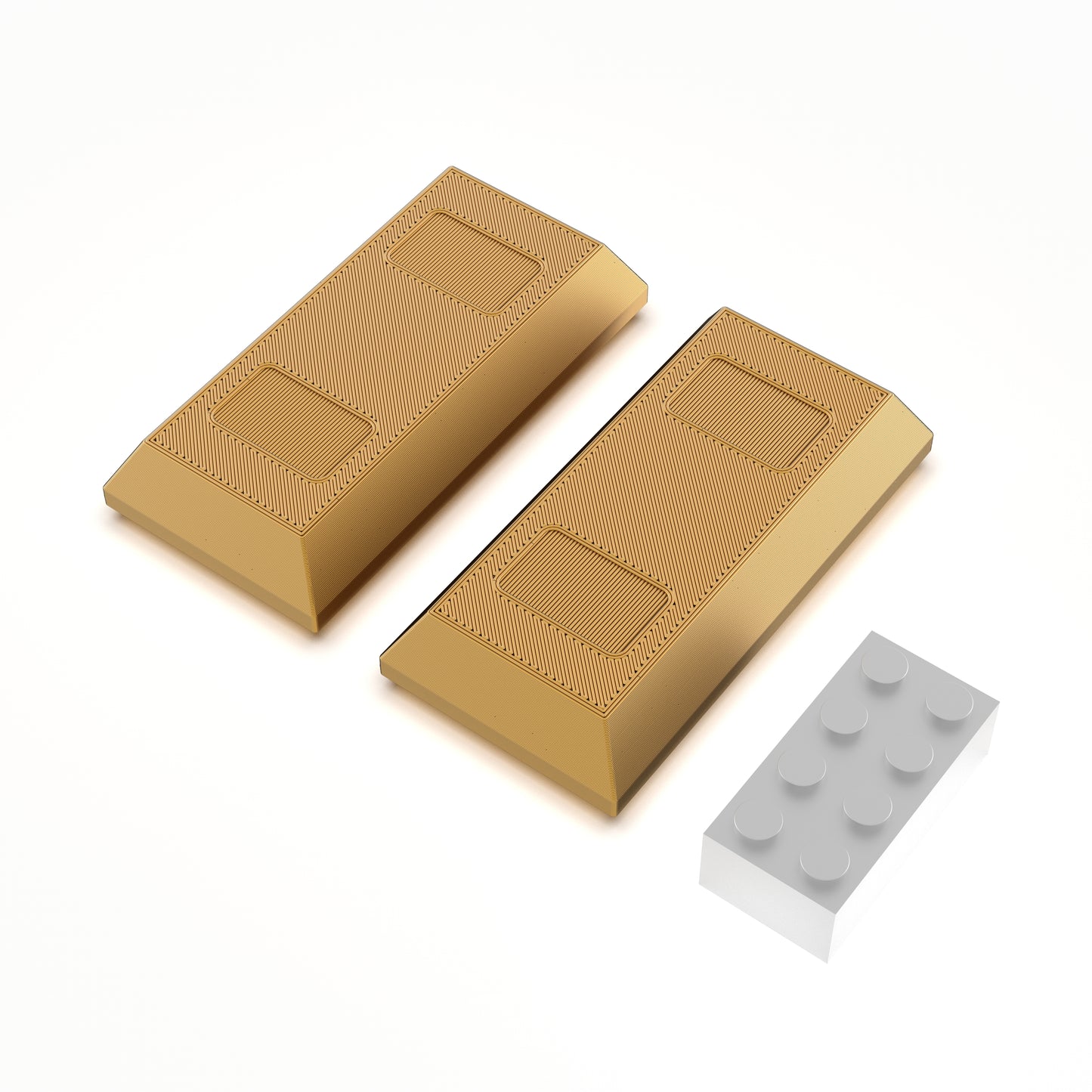 Giant Ingot Silver/Gold Bar Brick - LEGO Inspired Bricks - Image 6