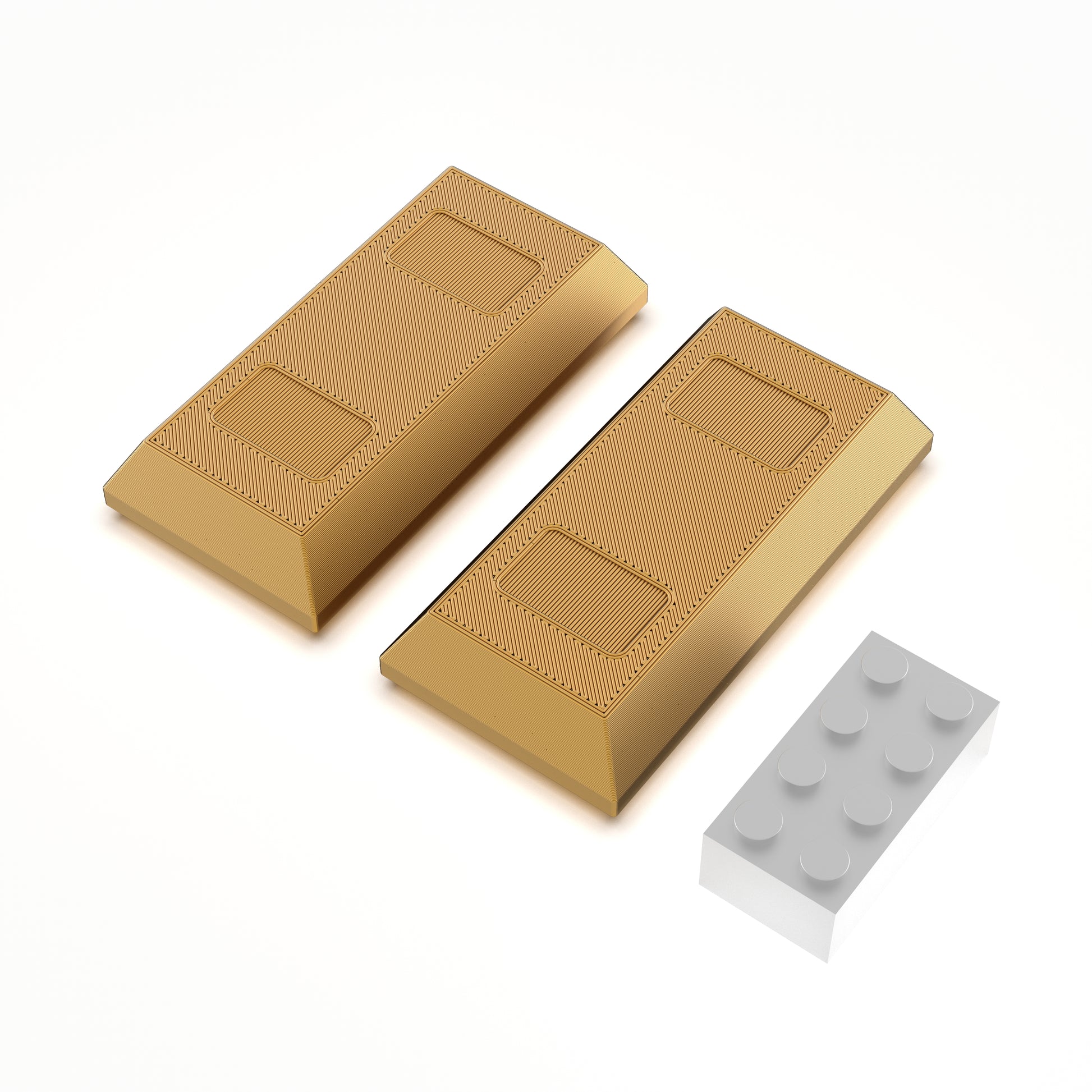 Giant Ingot Silver/Gold Bar Brick - LEGO Inspired Bricks - Image 6