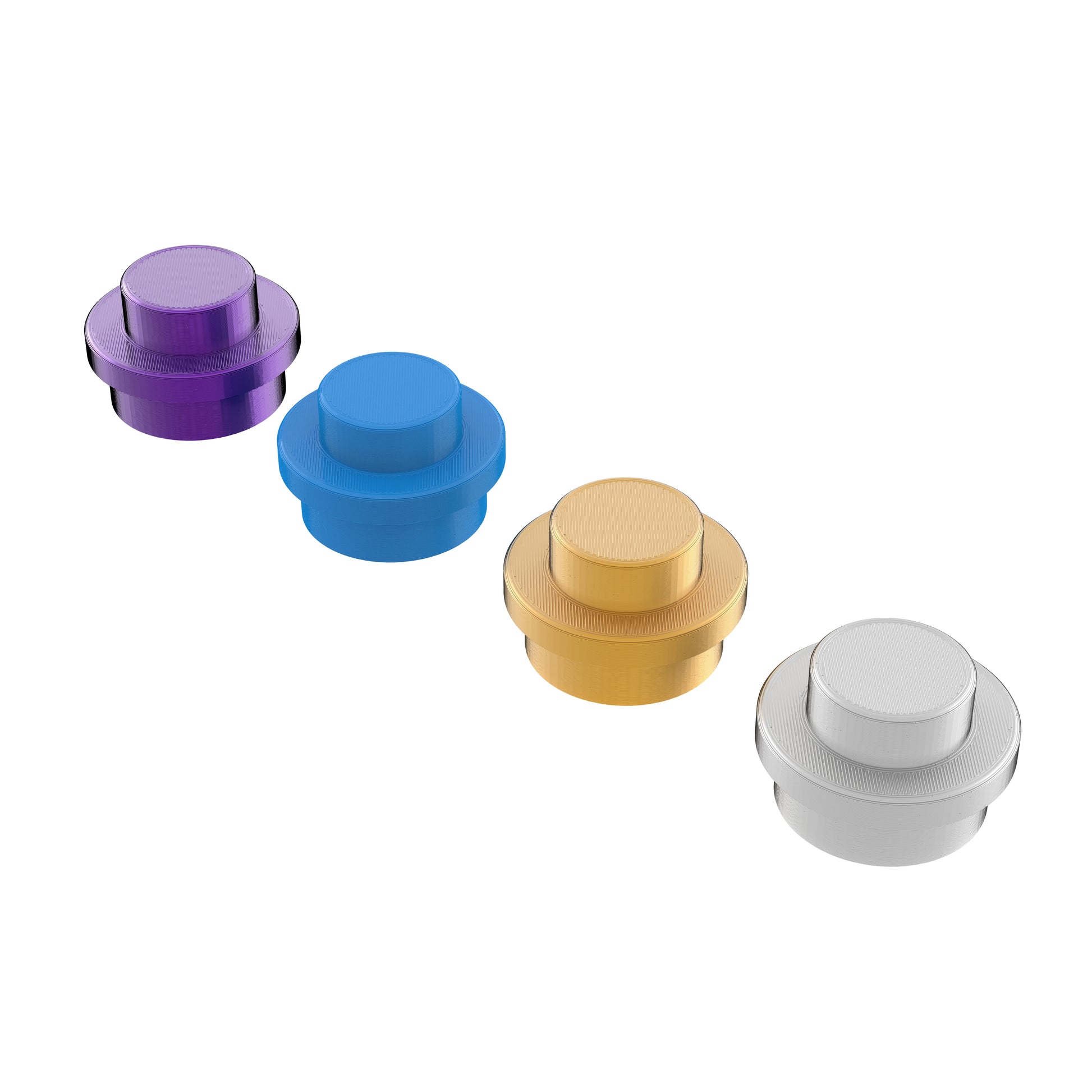 Giant Brick Studs - LEGO Game Inspired Studs - front view