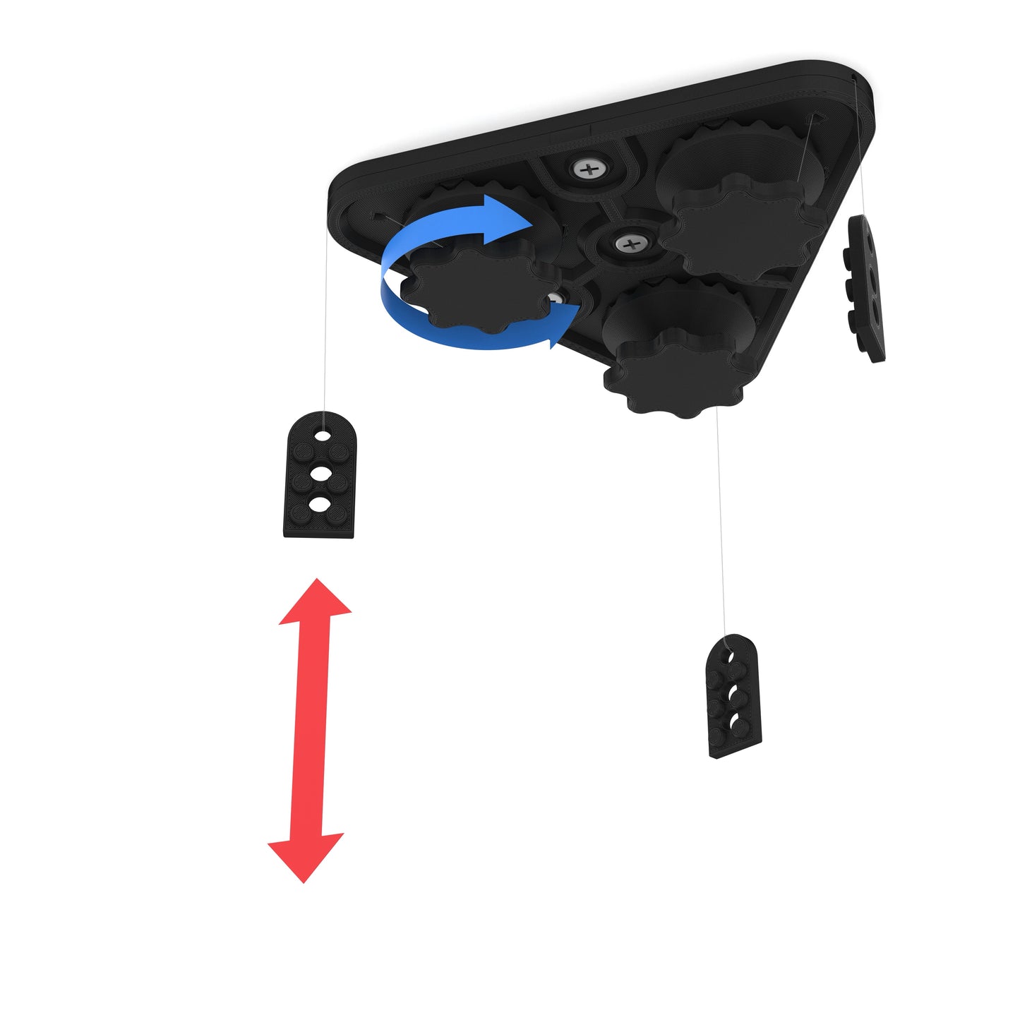 Universal Adjustable Ceiling Mount for LEGO