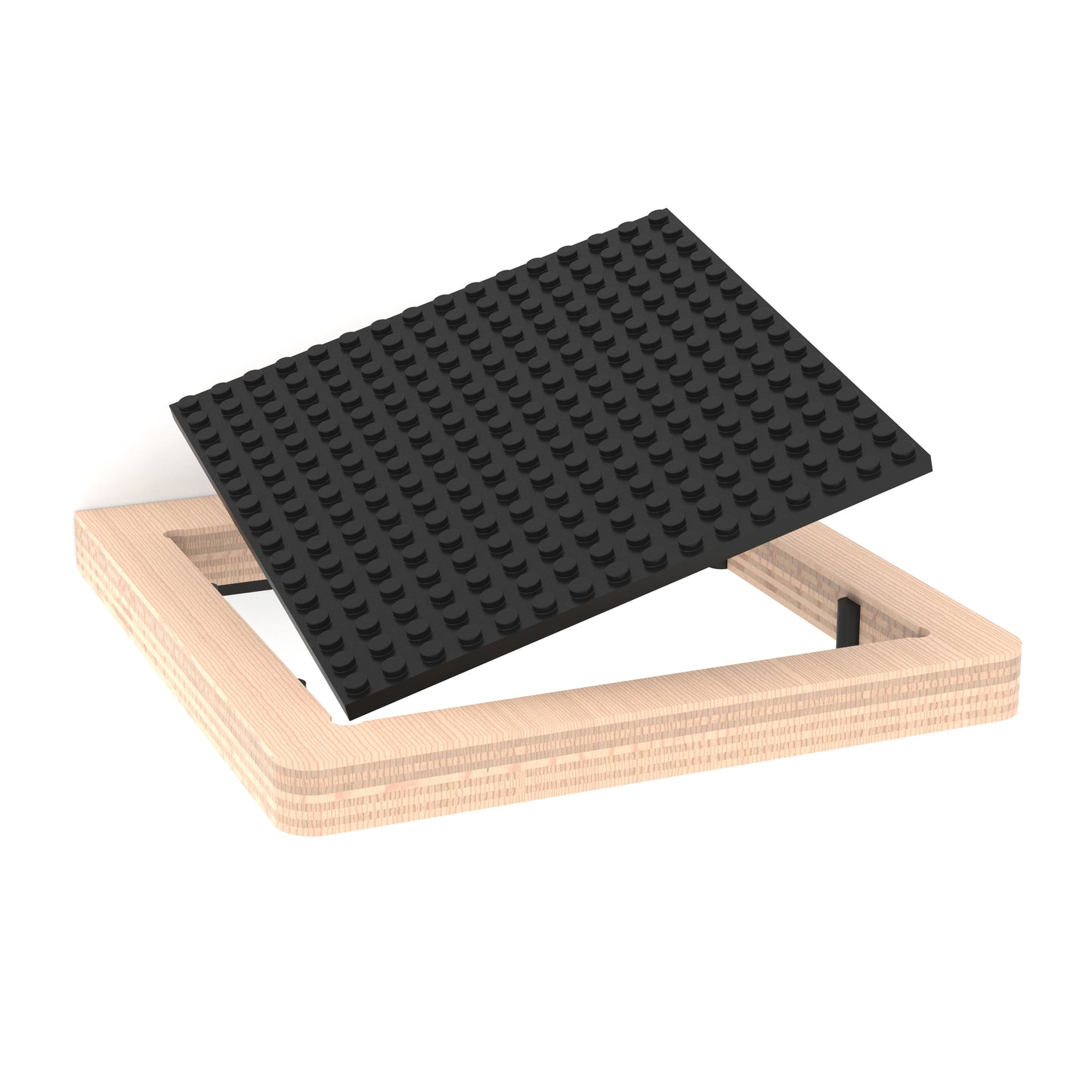 Floating Wood Shelf for LEGO - Stylish Display for your LEGO Set