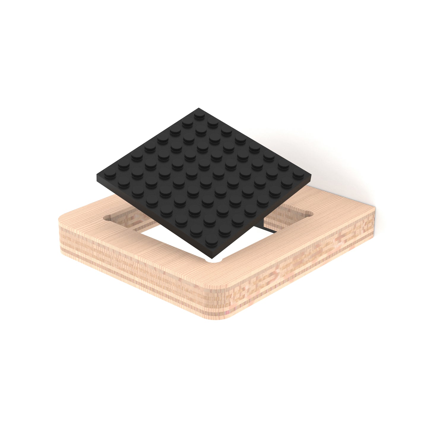 Floating Wood Shelf for LEGO - Stylish Display for your LEGO Set